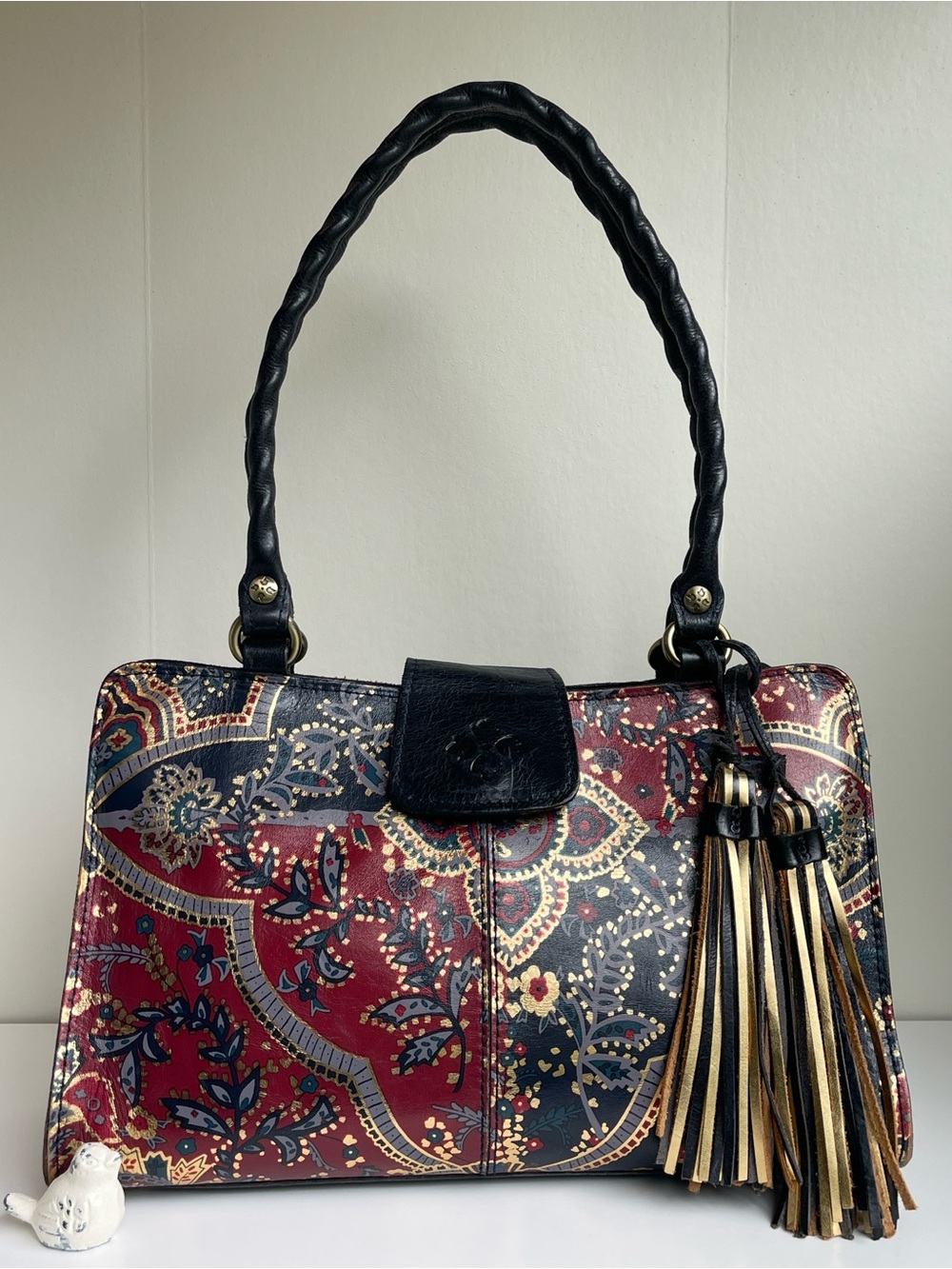 Patricia Nash Italian Leather Shoulder Bag